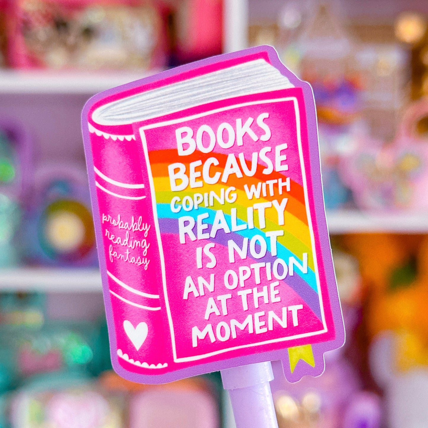Waterproof Sticker - Coping With Reality BOOK