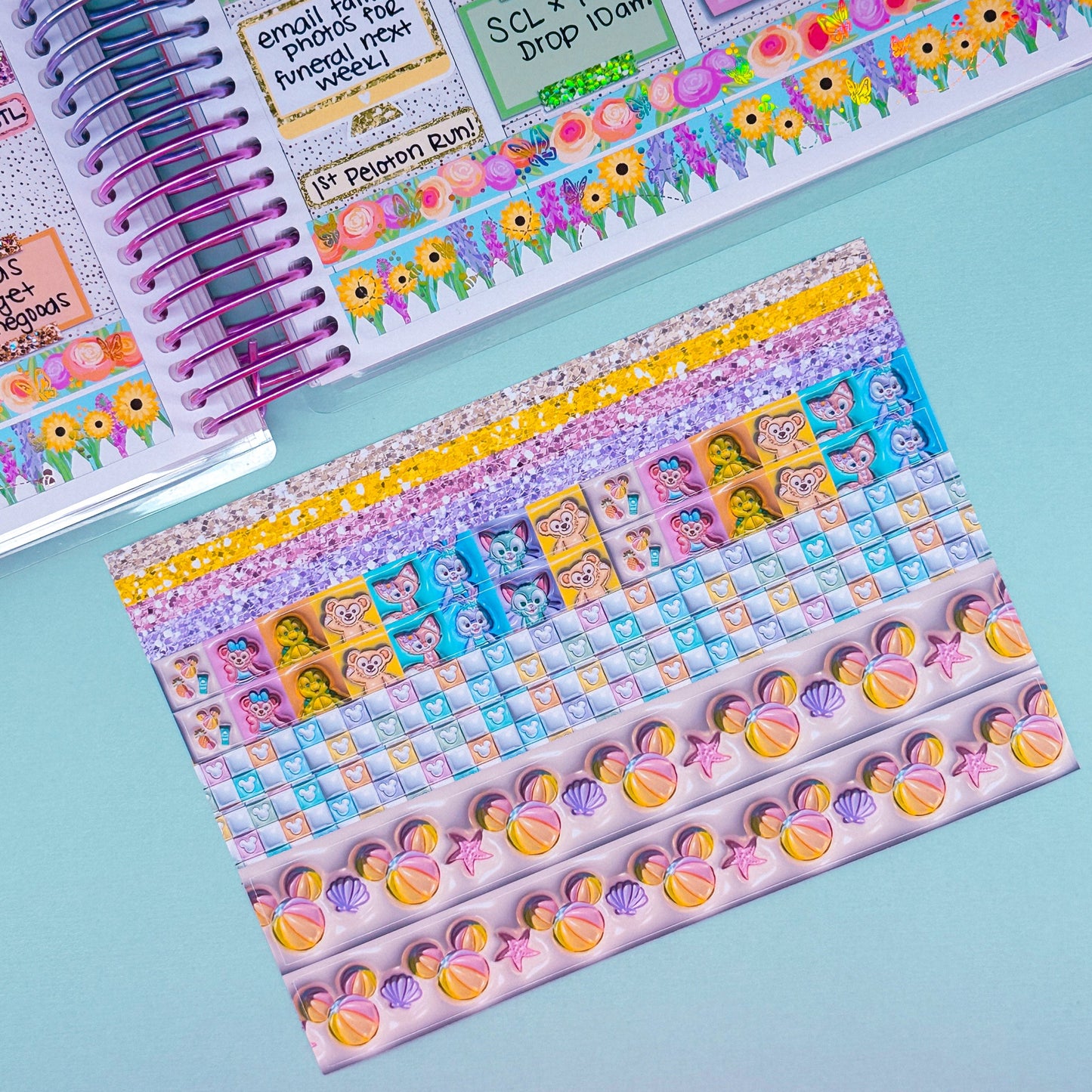 Washi Strip Stickers - Duffy Beach Day