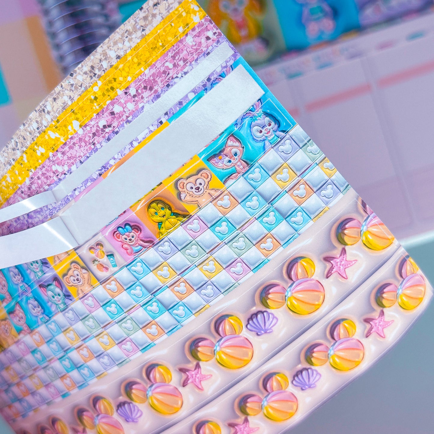Washi Strip Stickers - Duffy Beach Day