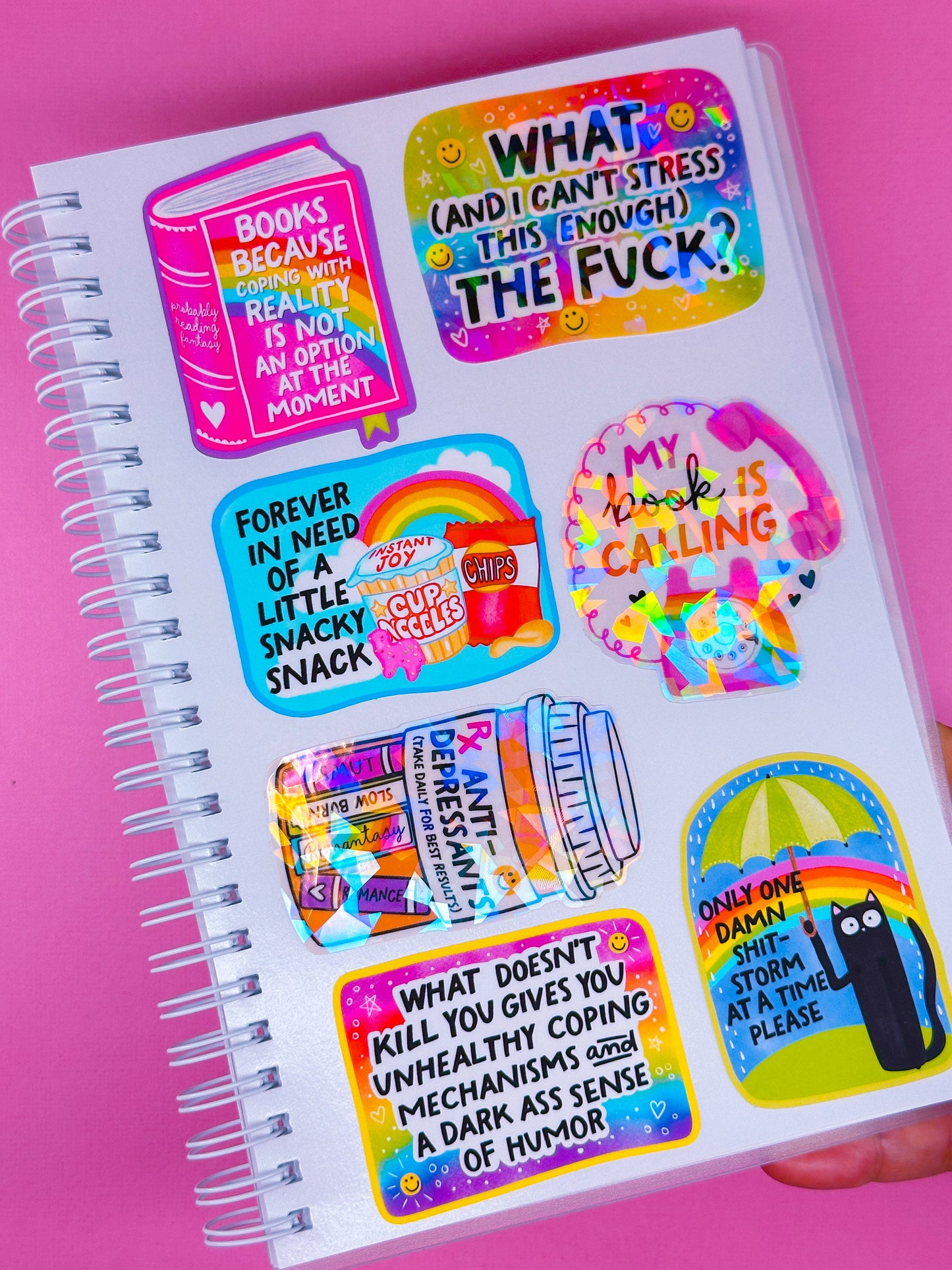 Waterproof Sticker - When Life Gives You Lemons, BUY A NEW BOOK