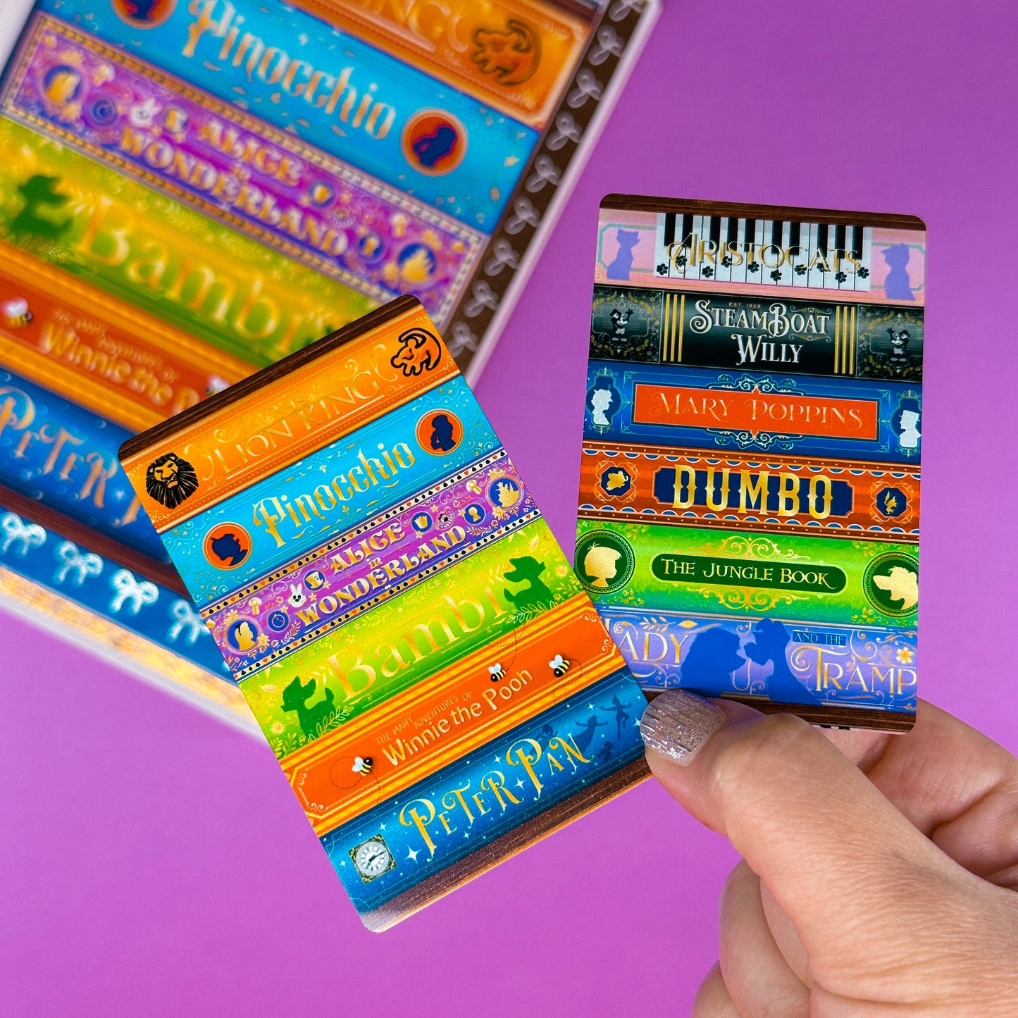 Metal Washi Card - CLASSICS Storybook Bookshelf