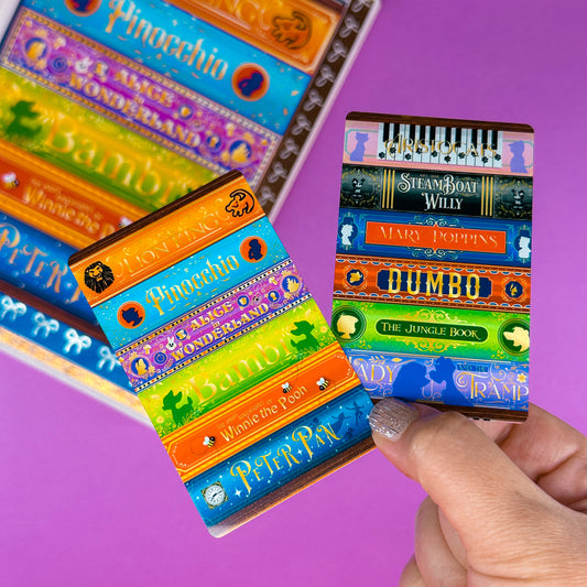 Metal Washi Card - CLASSICS Storybook Bookshelf