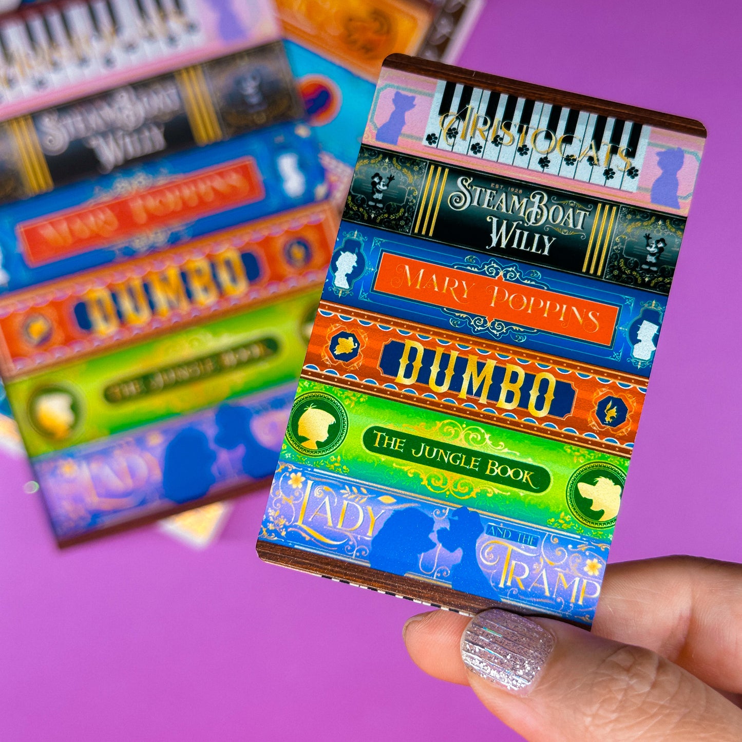 Metal Washi Card - CLASSICS Storybook Bookshelf