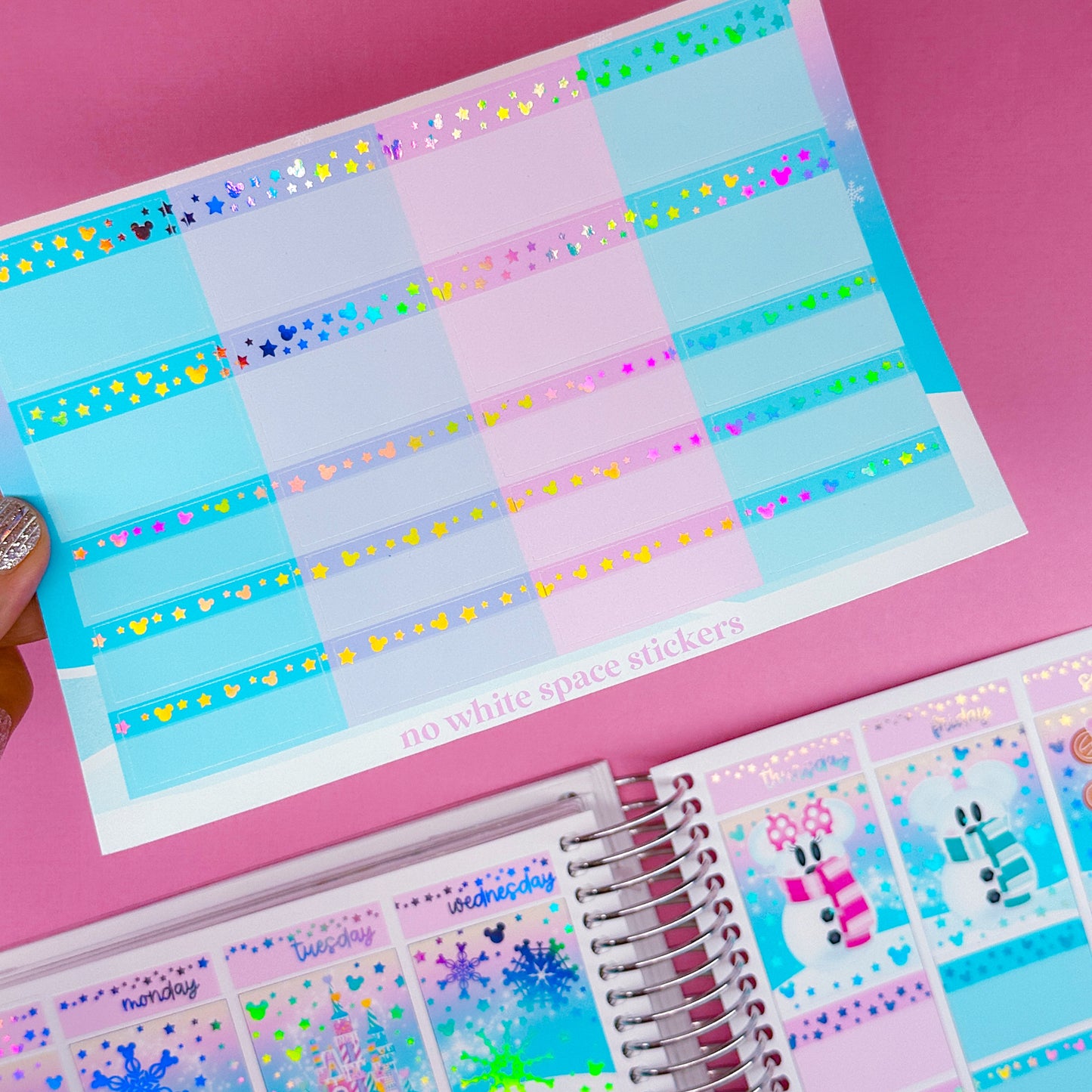 *LIMITED TIME ONLY* FOILED Vertical Planner Stickers (Standard 1.5") - Candy Castle