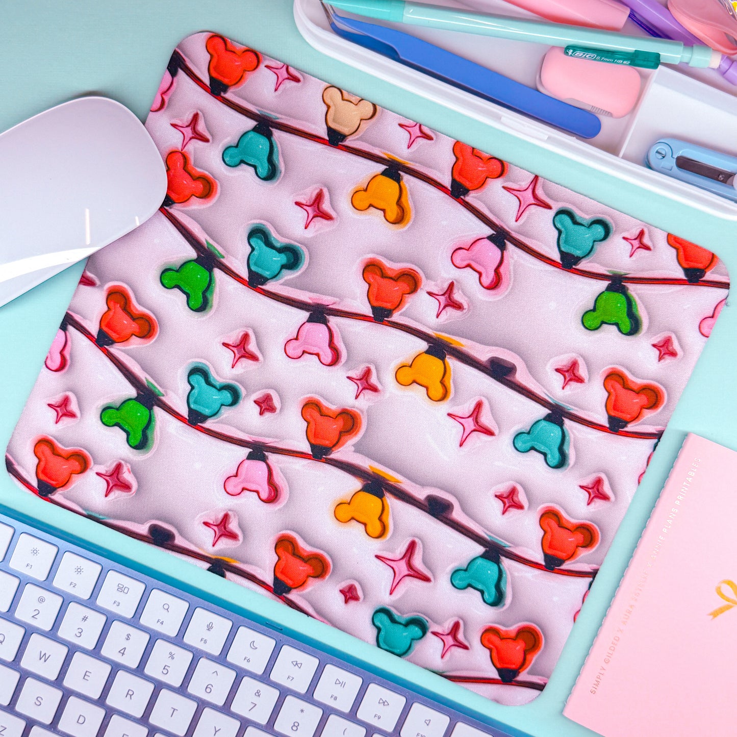 Mouse Pad - 3D Magic Holiday Lights