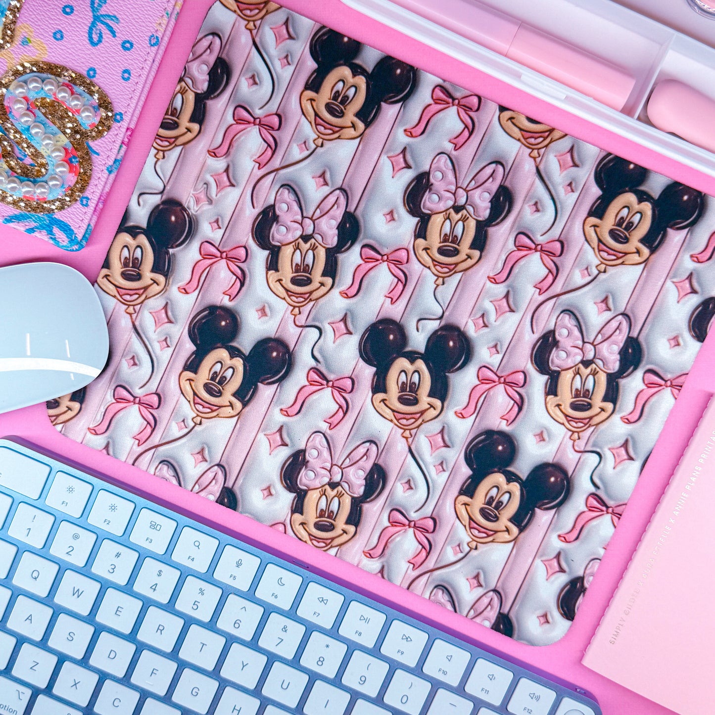 Mouse Pad - Balloons & Bows