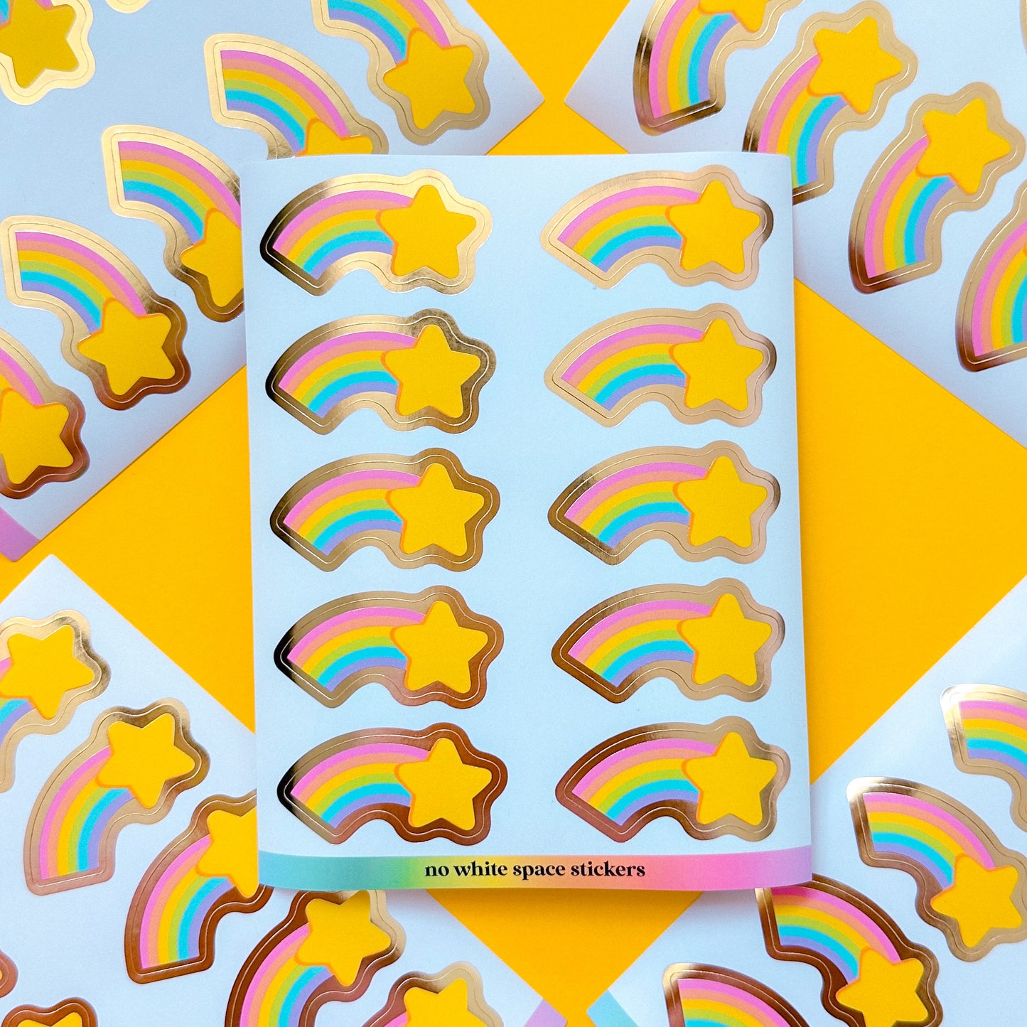 FOILED Paper Deco Stickers - Shooting Stars