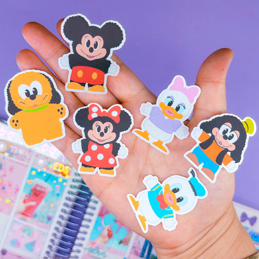 Journaling Paper Sticker - Classic Plushies BUNDLE