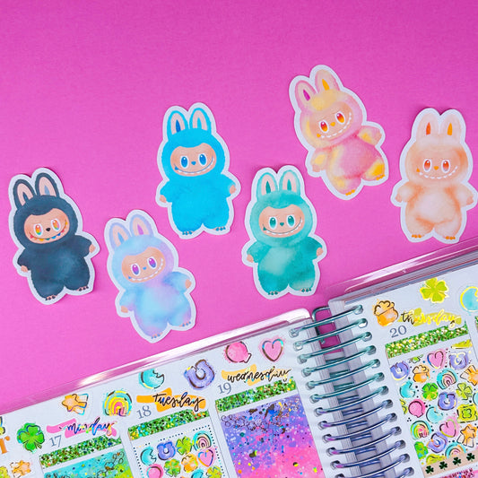 Journaling Paper Sticker - Big Energy Monsters BUNDLE