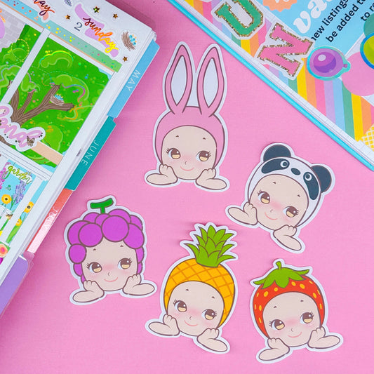 Journaling Paper Sticker - Baby Angels BUNDLE