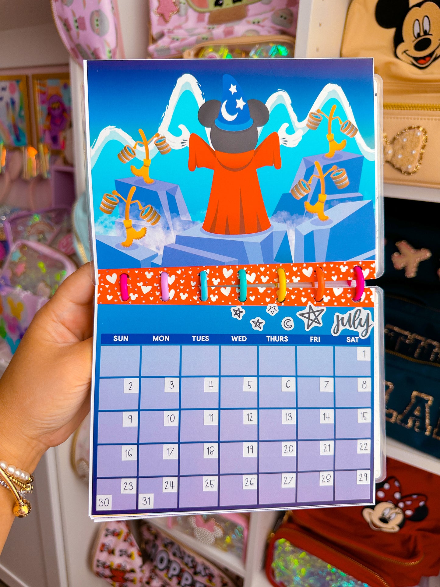 5x7 Full Page Sticker SET - Fantasmic (Undated)