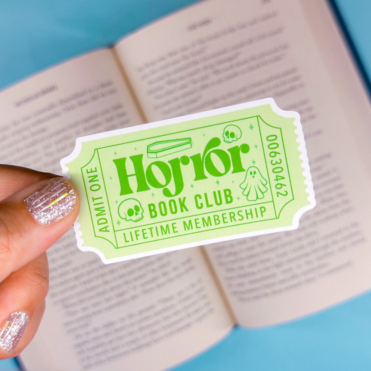 Journaling Paper Sticker - BOOKCLUB Ticket