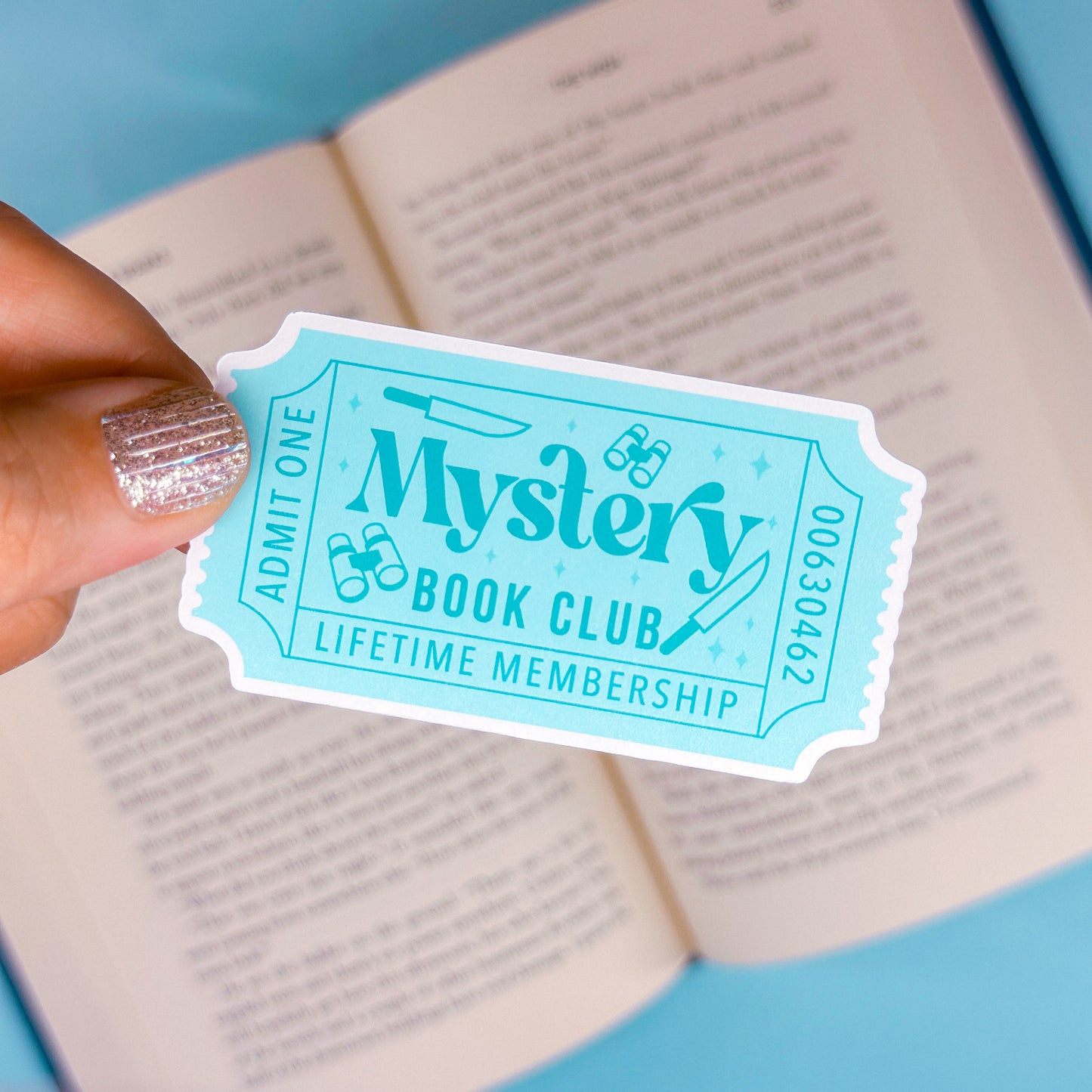 Journaling Paper Sticker - BOOKCLUB Ticket