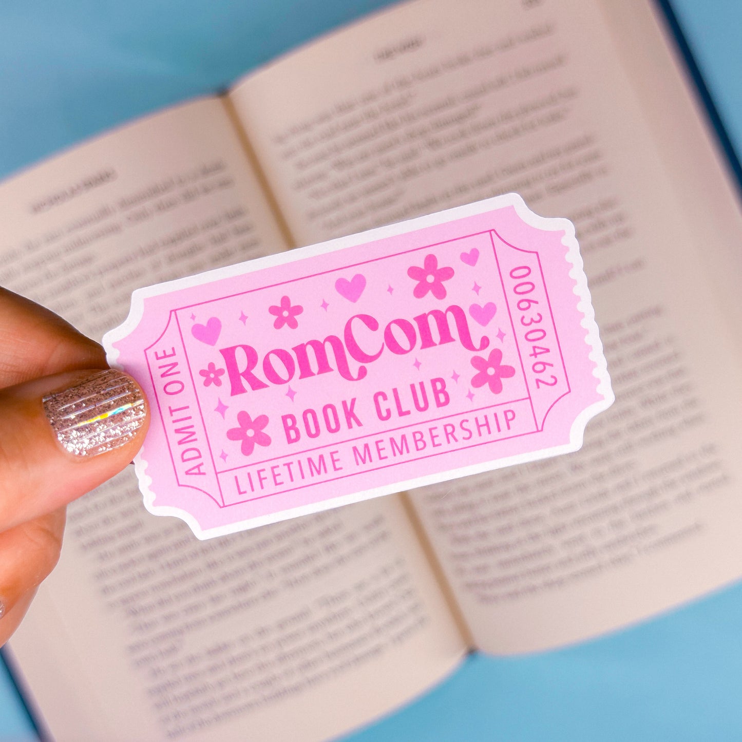 Journaling Paper Sticker - BOOKCLUB Ticket