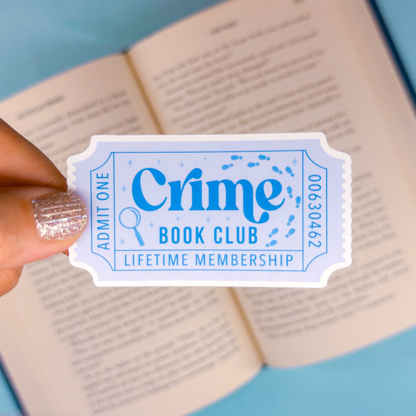 Journaling Paper Sticker - BOOKCLUB Ticket