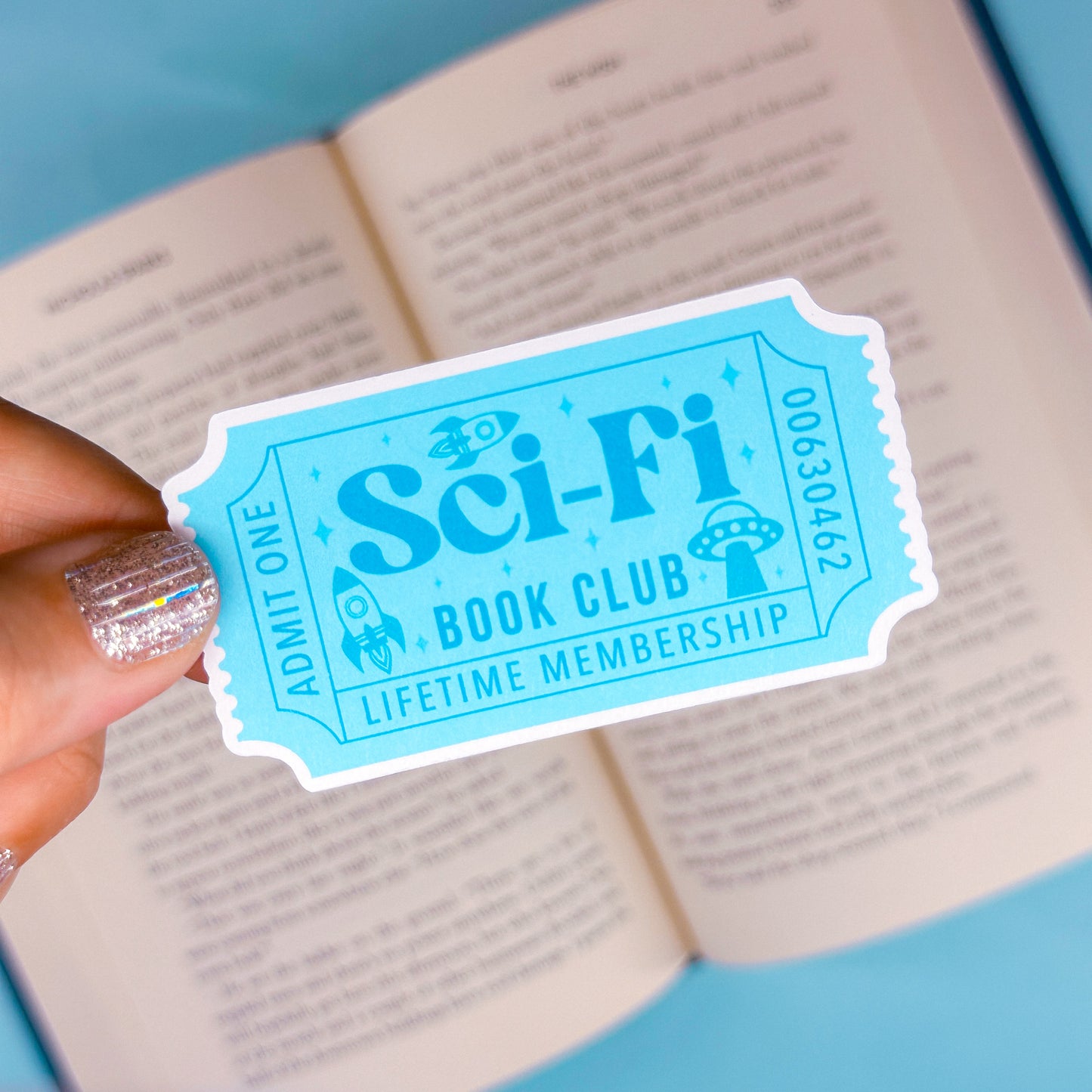Journaling Paper Sticker - BOOKCLUB Ticket