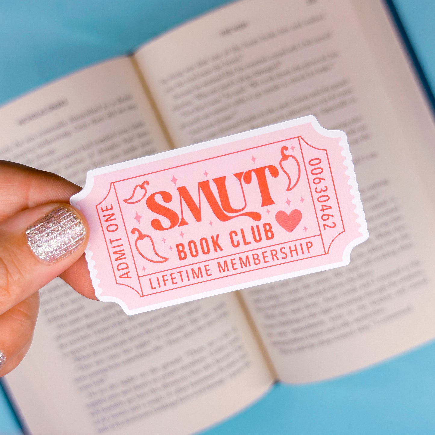 Journaling Paper Sticker - BOOKCLUB Ticket