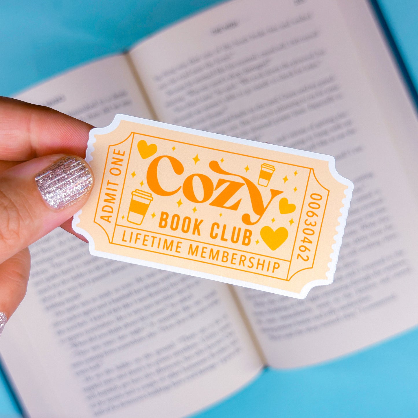 Journaling Paper Sticker - BOOKCLUB Ticket