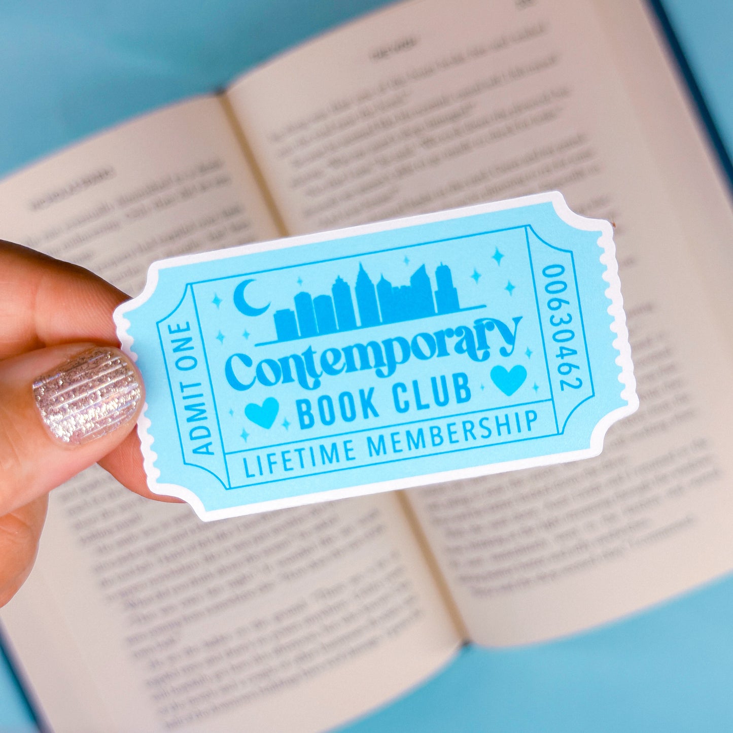 Journaling Paper Sticker - BOOKCLUB Ticket