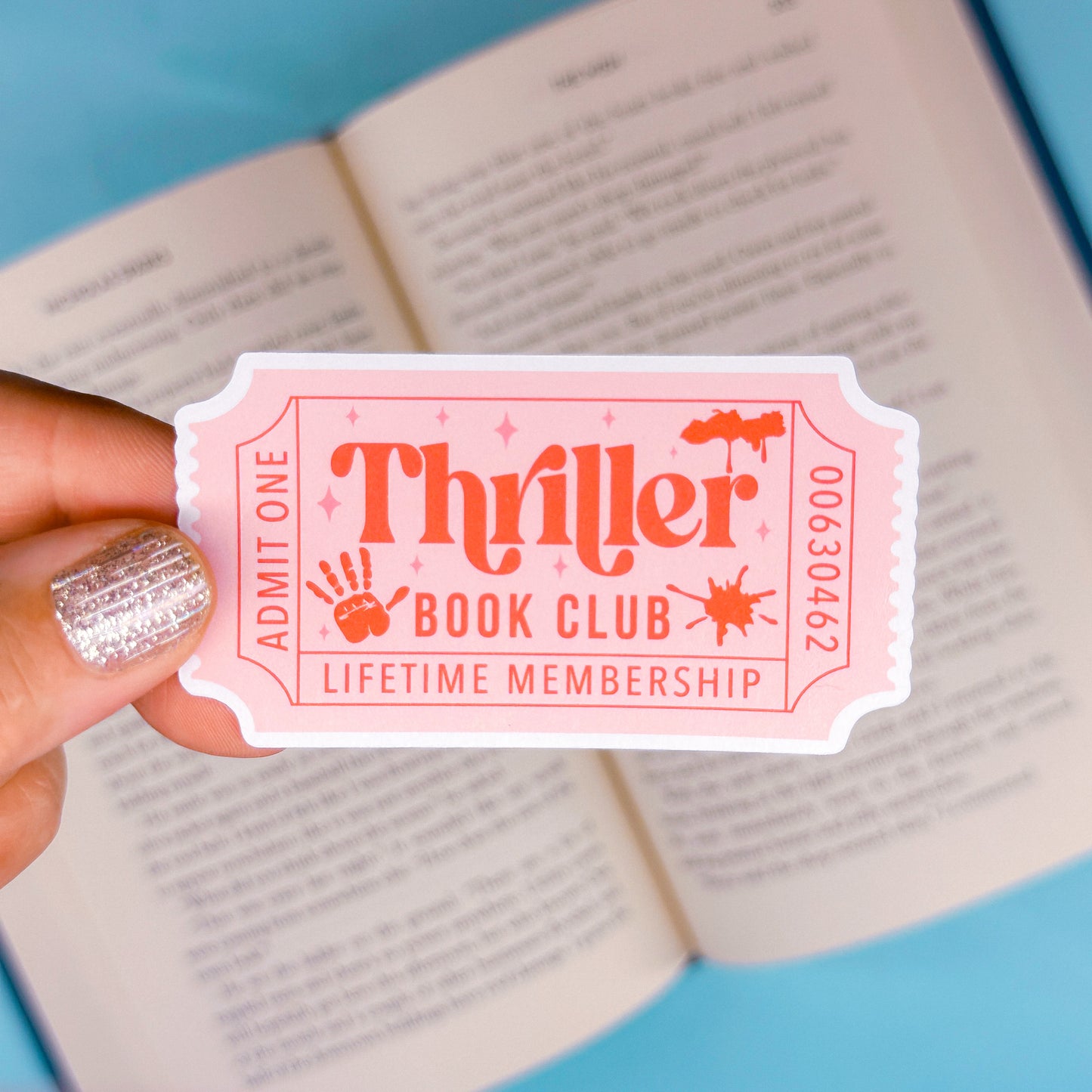 Journaling Paper Sticker - BOOKCLUB Ticket