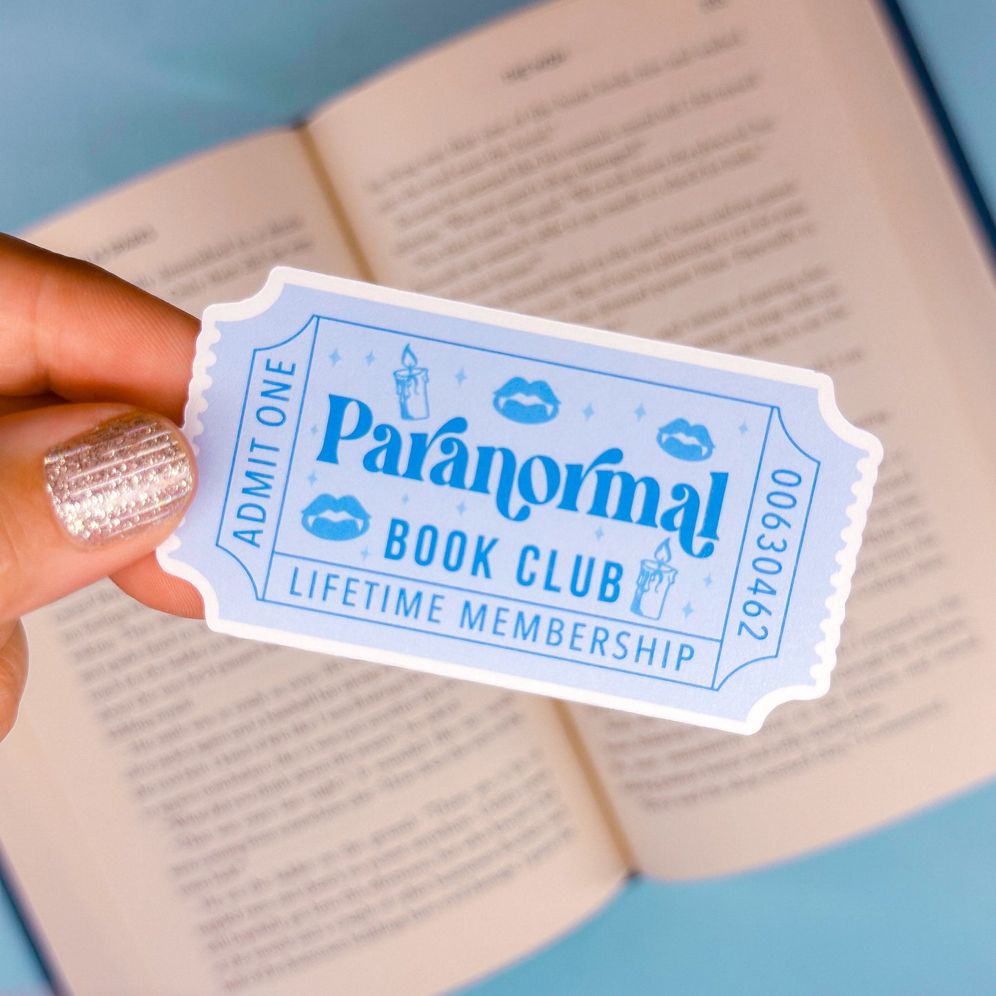 Journaling Paper Sticker - BOOKCLUB Ticket