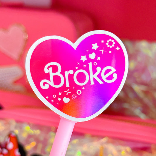 Waterproof Sticker - BROKE Doll