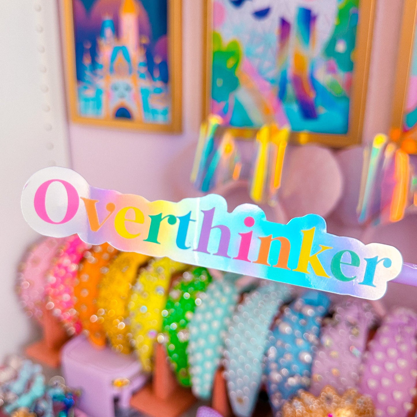 Waterproof Sticker - Overthinker (XL)