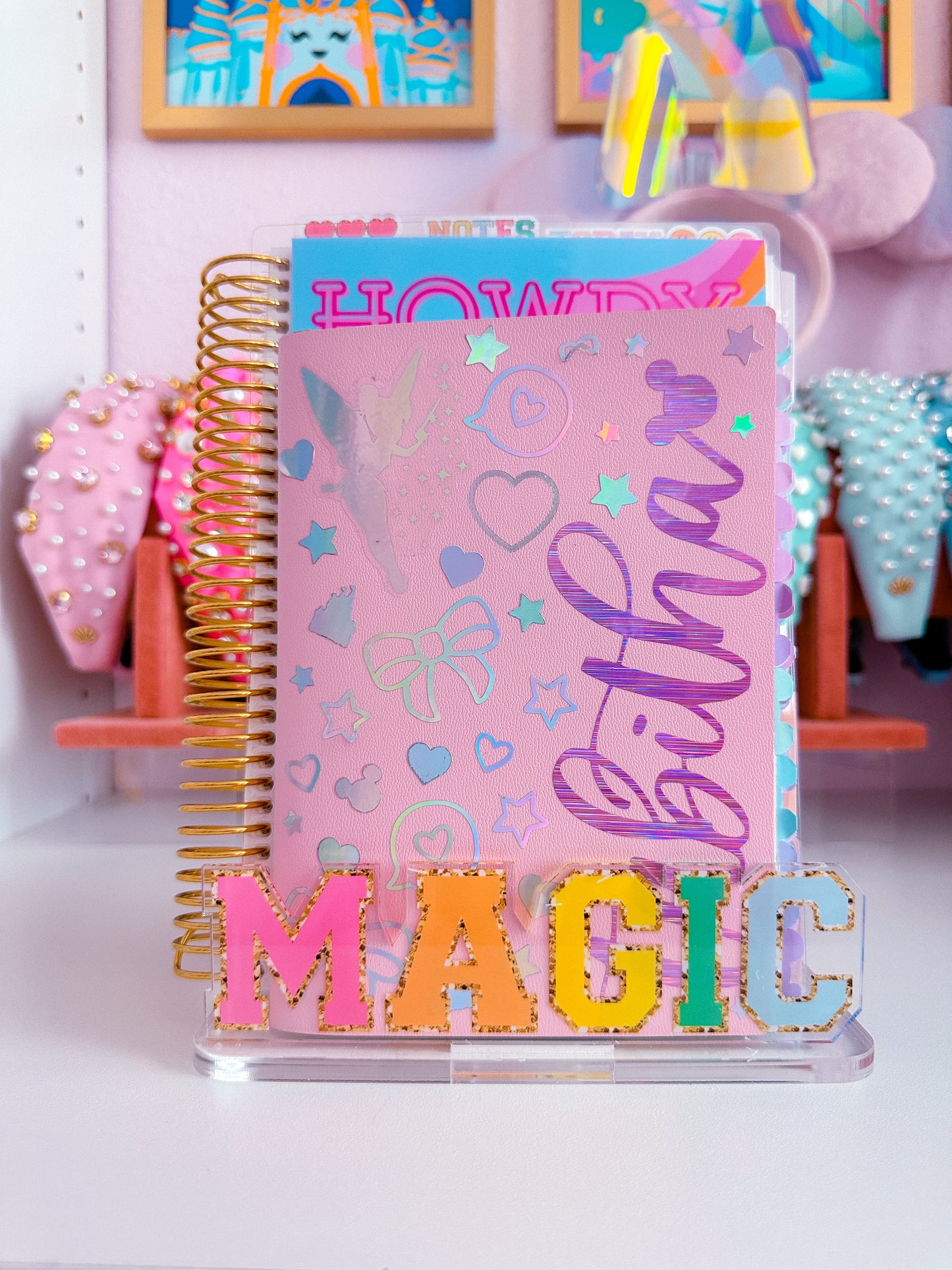 XL Acrylic Book Stand - Varsity Magic