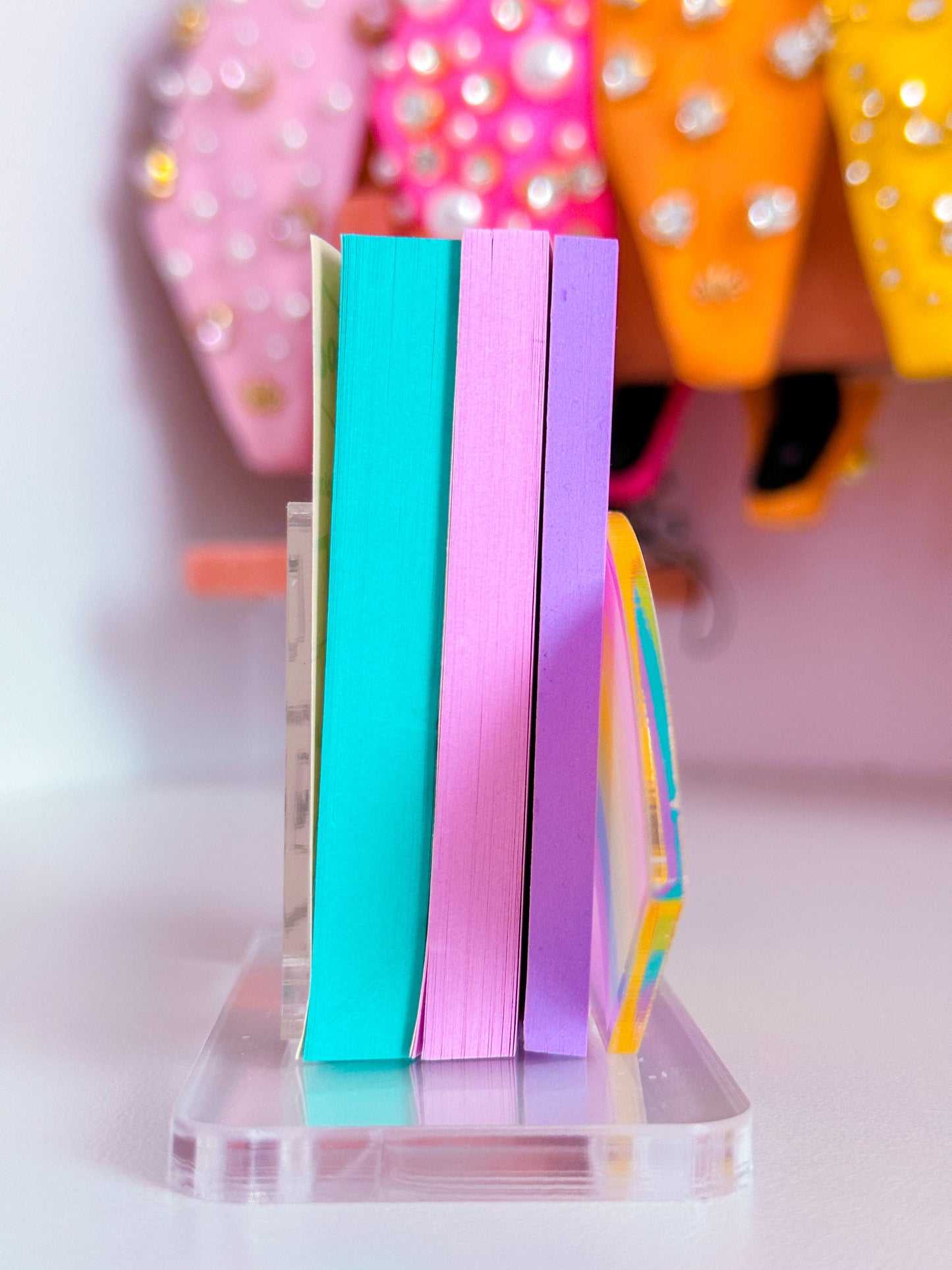 Acrylic Sticky Note Holder - Shooting Star