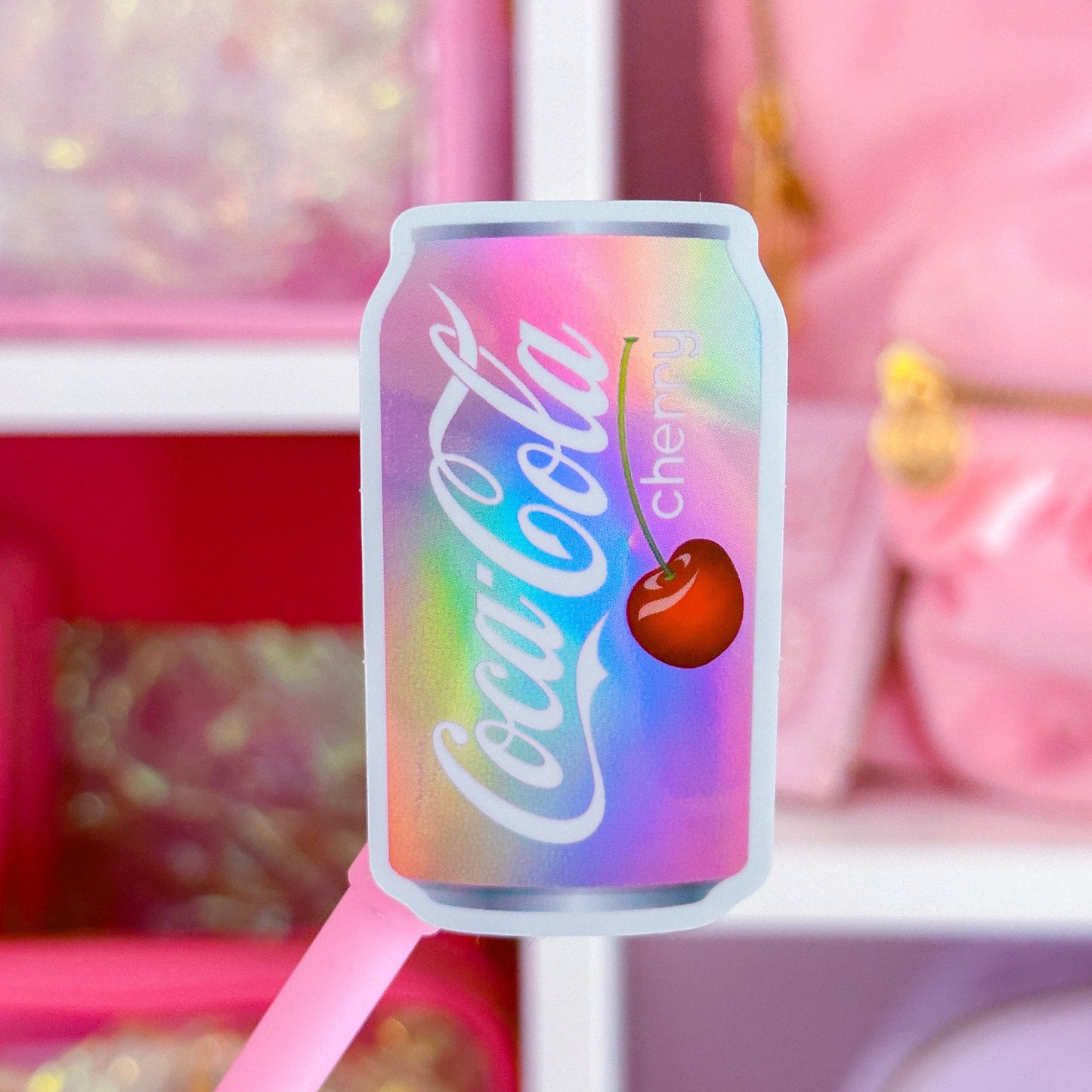 Waterproof Sticker - Soda (Cherry)