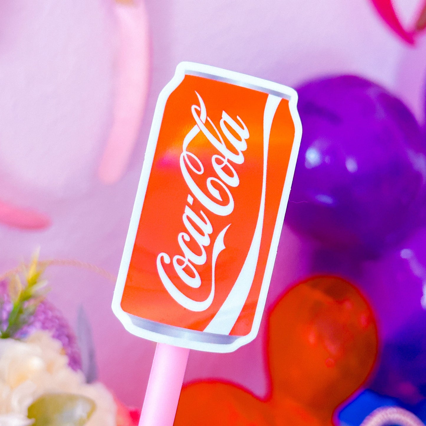 Waterproof Sticker - SODA (Red)