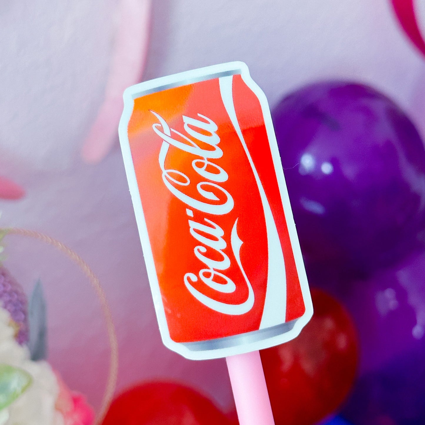 Waterproof Sticker - SODA (Red)