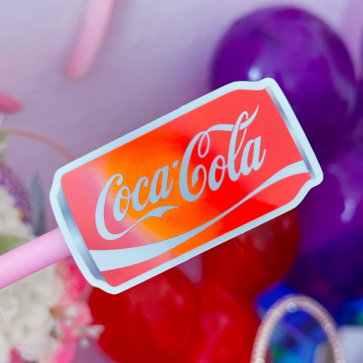 Waterproof Sticker - SODA (Red)