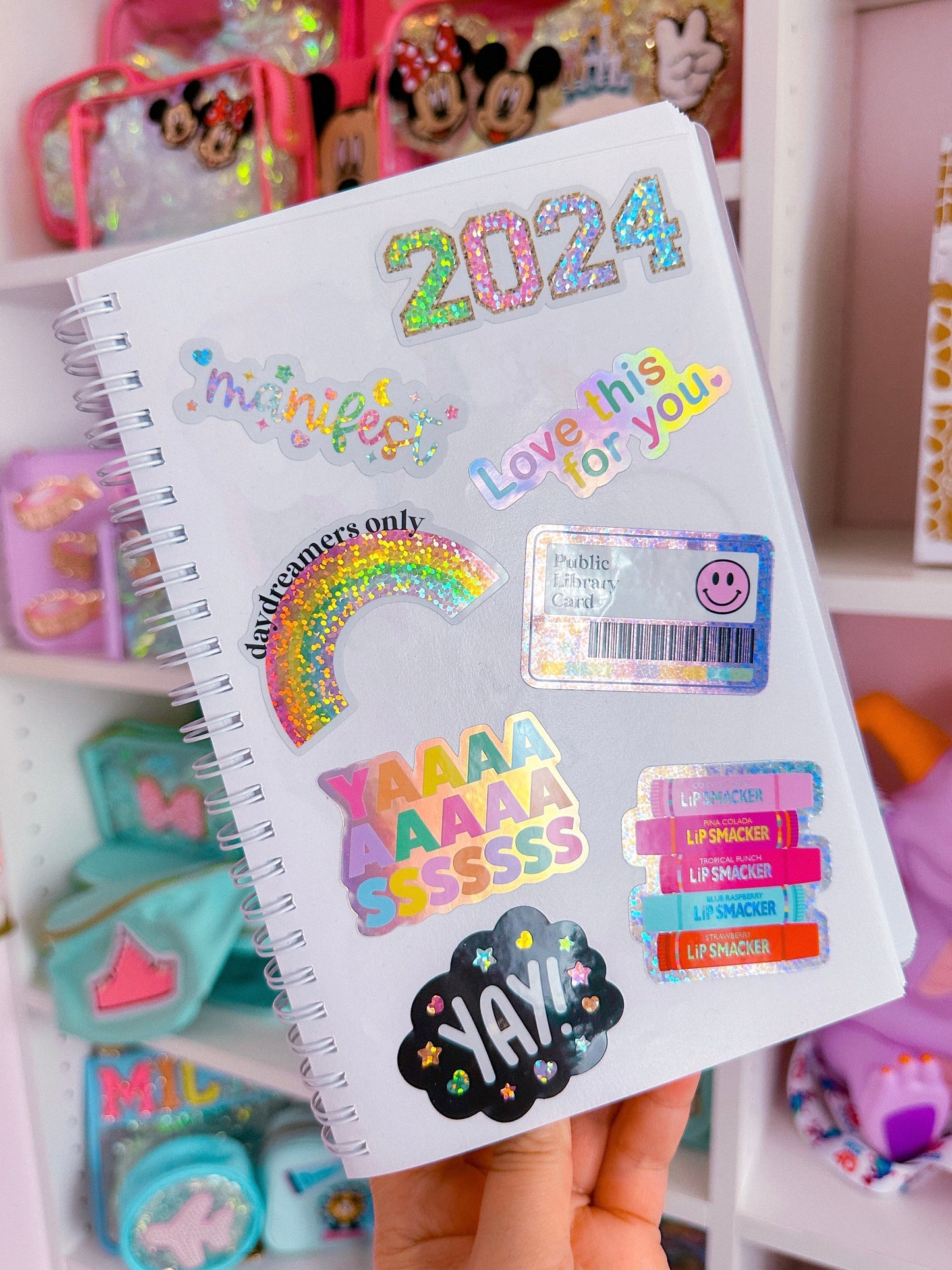 Glitter Waterproof Sticker - YAAAASSSSS