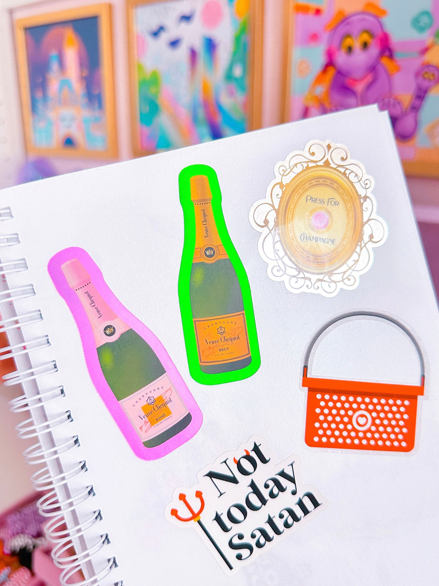 *NEWLY ADDED* Waterproof Sticker - Not Today Satan
