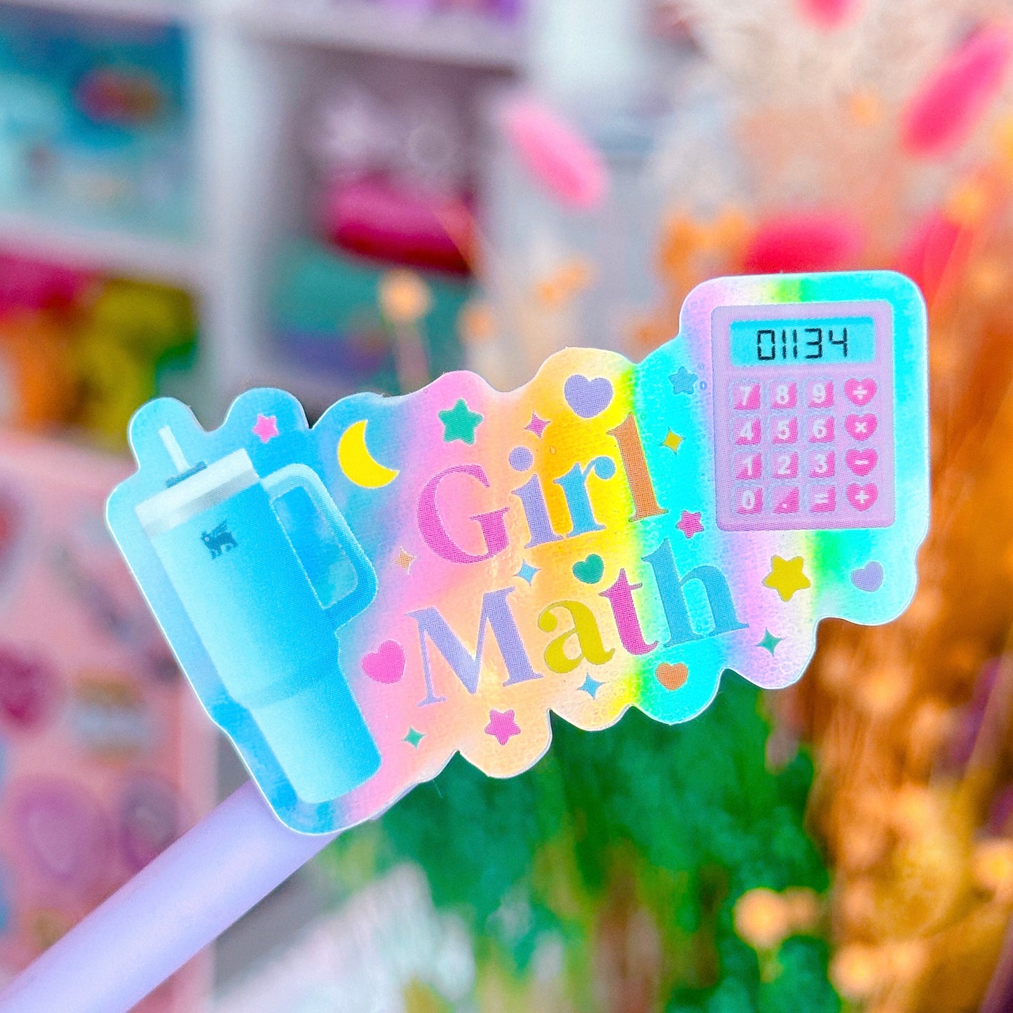 Waterproof Sticker - GIRL MATH