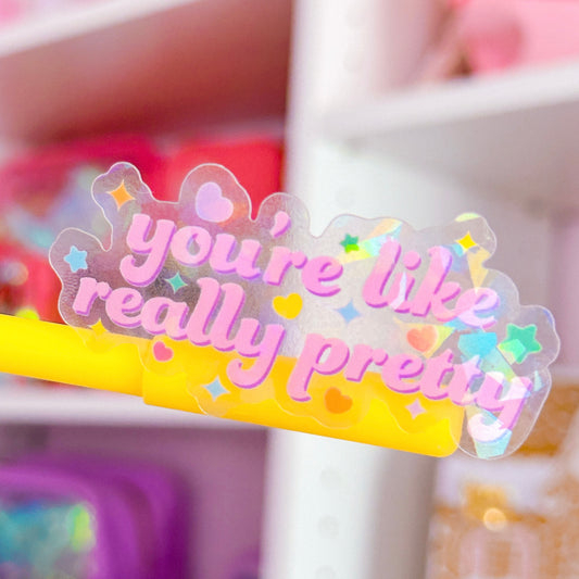 Waterproof Sticker - Really Pretty