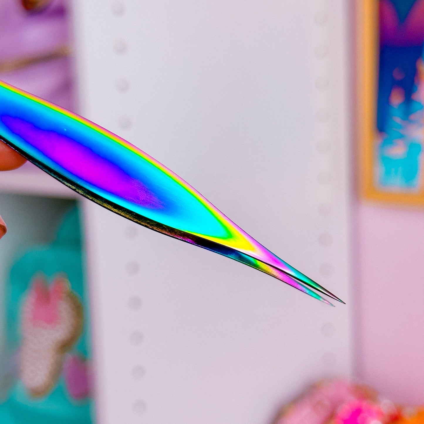 Precision Tweezers - Oil Slick