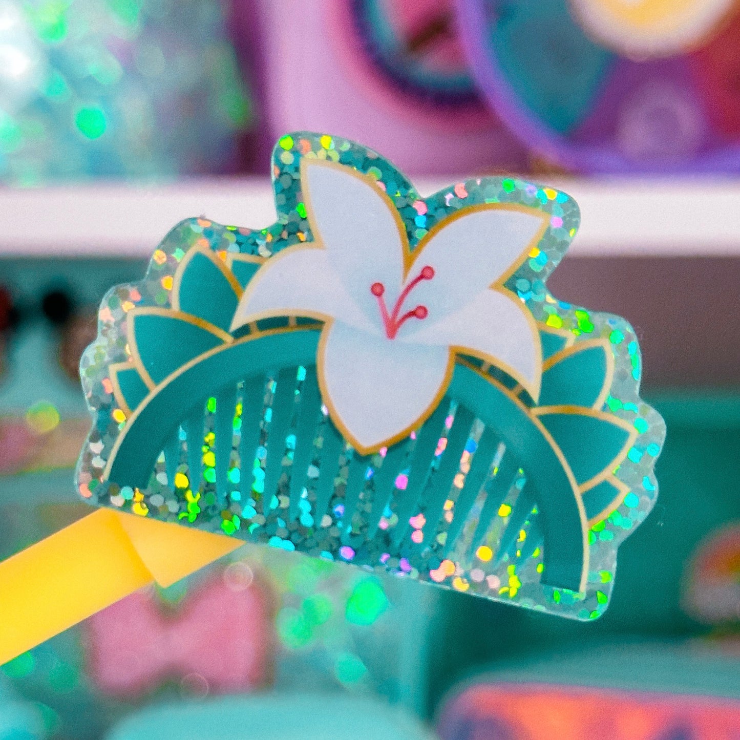 Waterproof Sticker - (Mulan) Jade Hair Piece