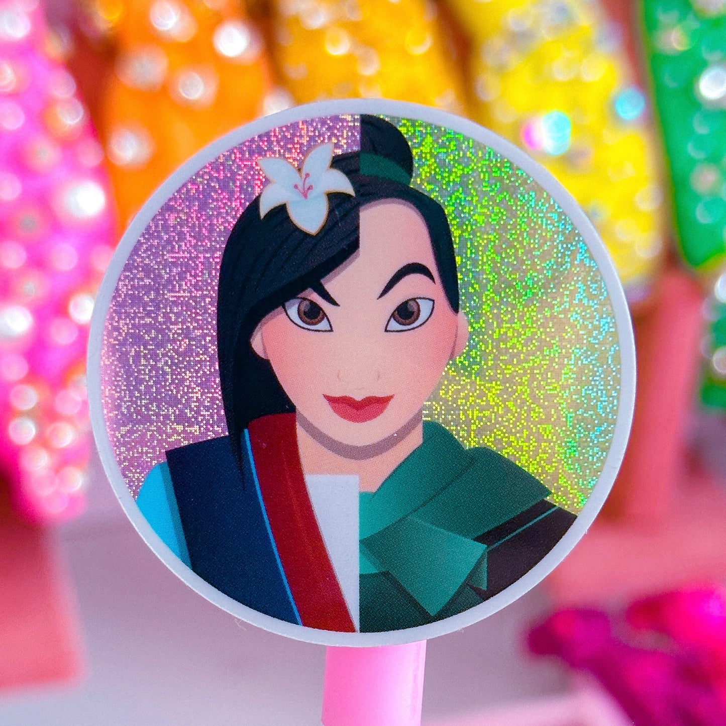 Waterproof Sticker - (Mulan) Dual Profile