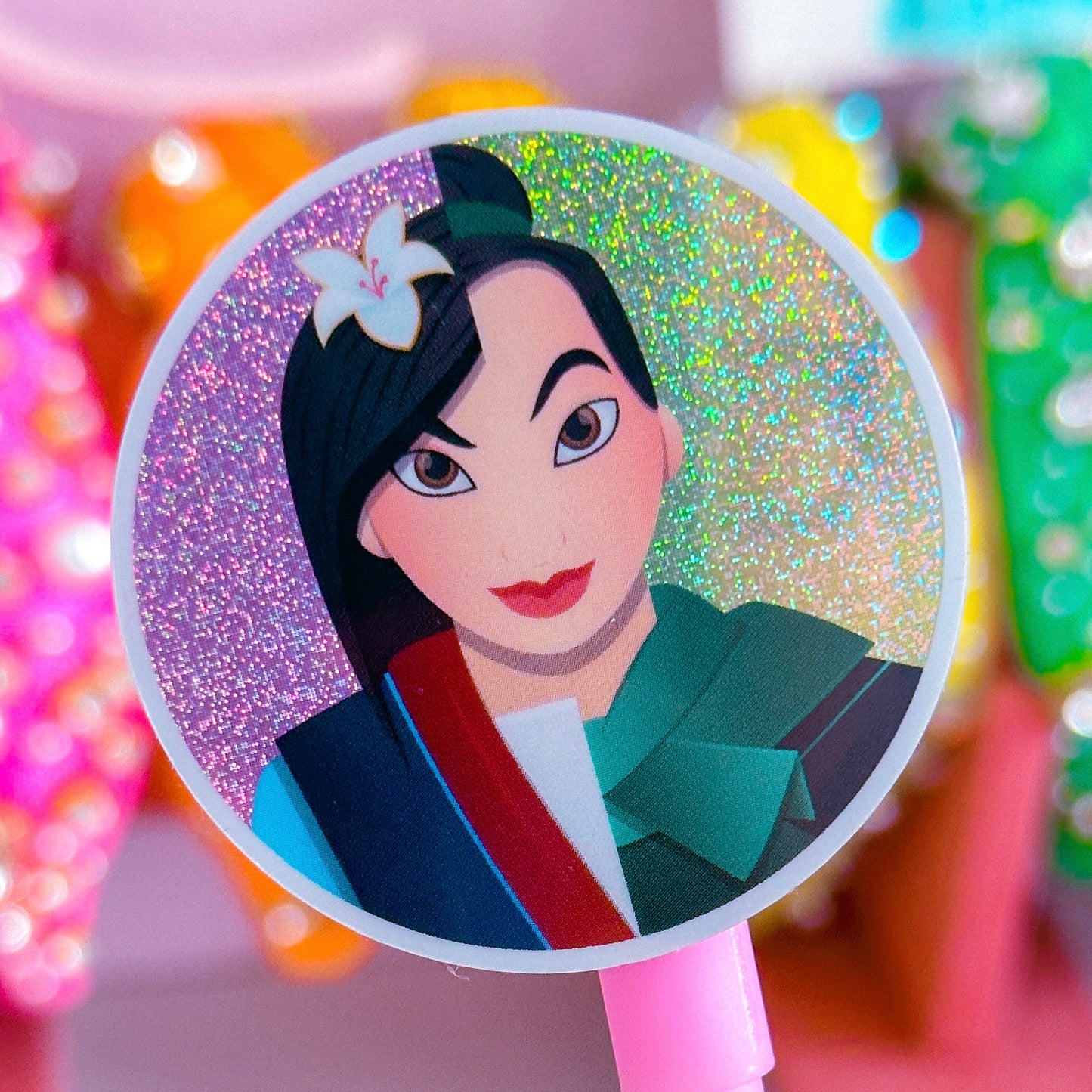 Waterproof Sticker - (Mulan) Dual Profile