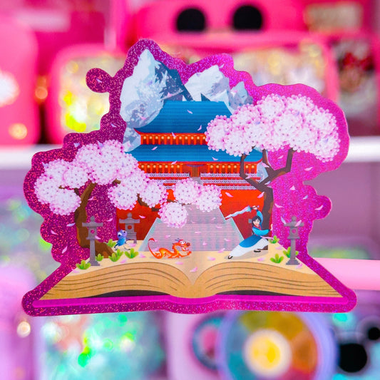 Waterproof Sticker - (Mulan) Storybook