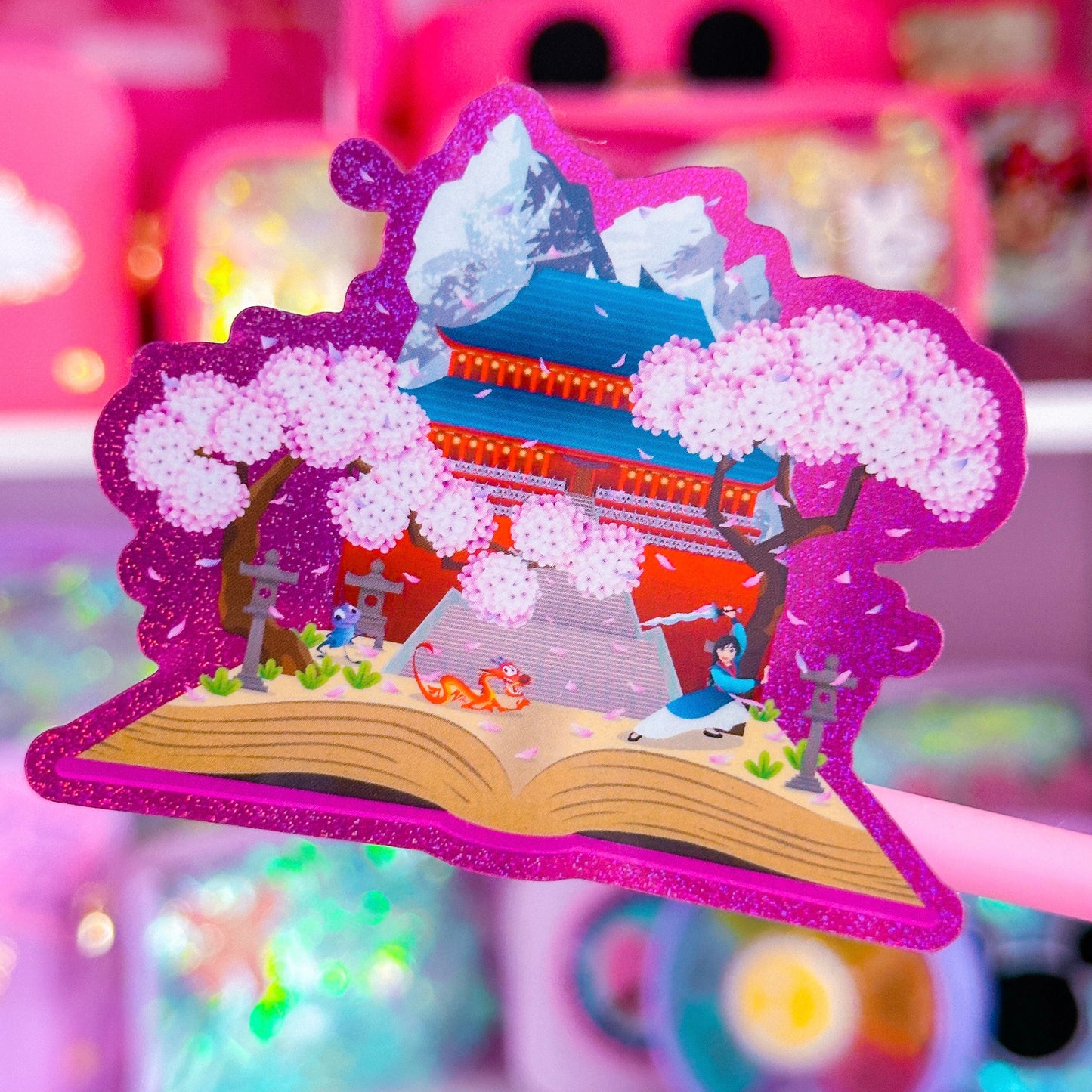 Waterproof Sticker - (Mulan) Storybook