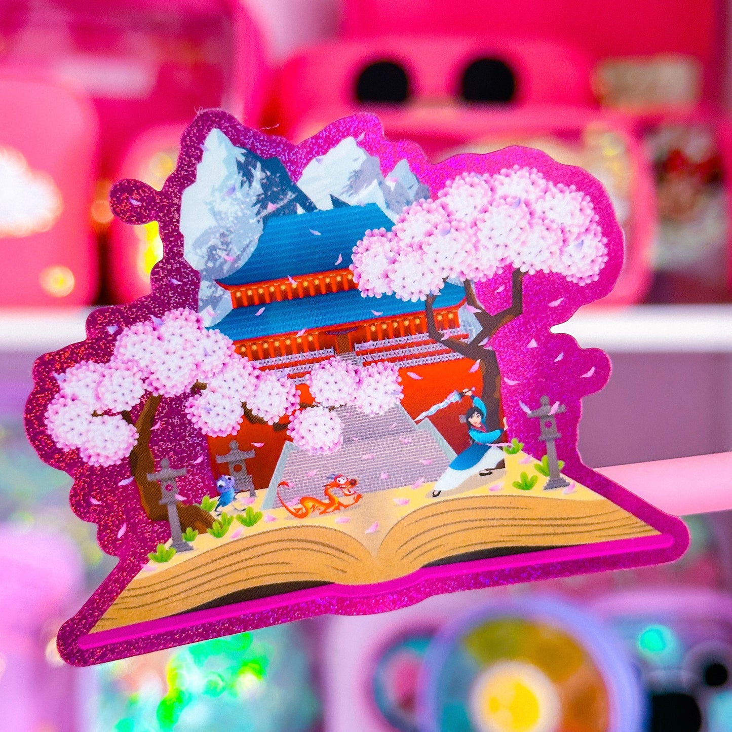 Waterproof Sticker - (Mulan) Storybook