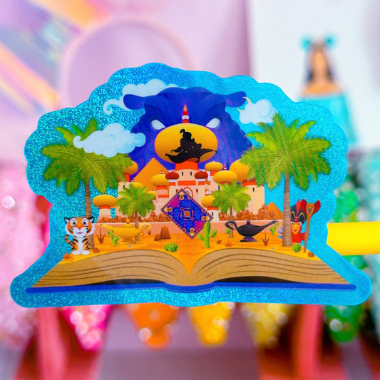 Waterproof Sticker - (Jasmine)Storybook