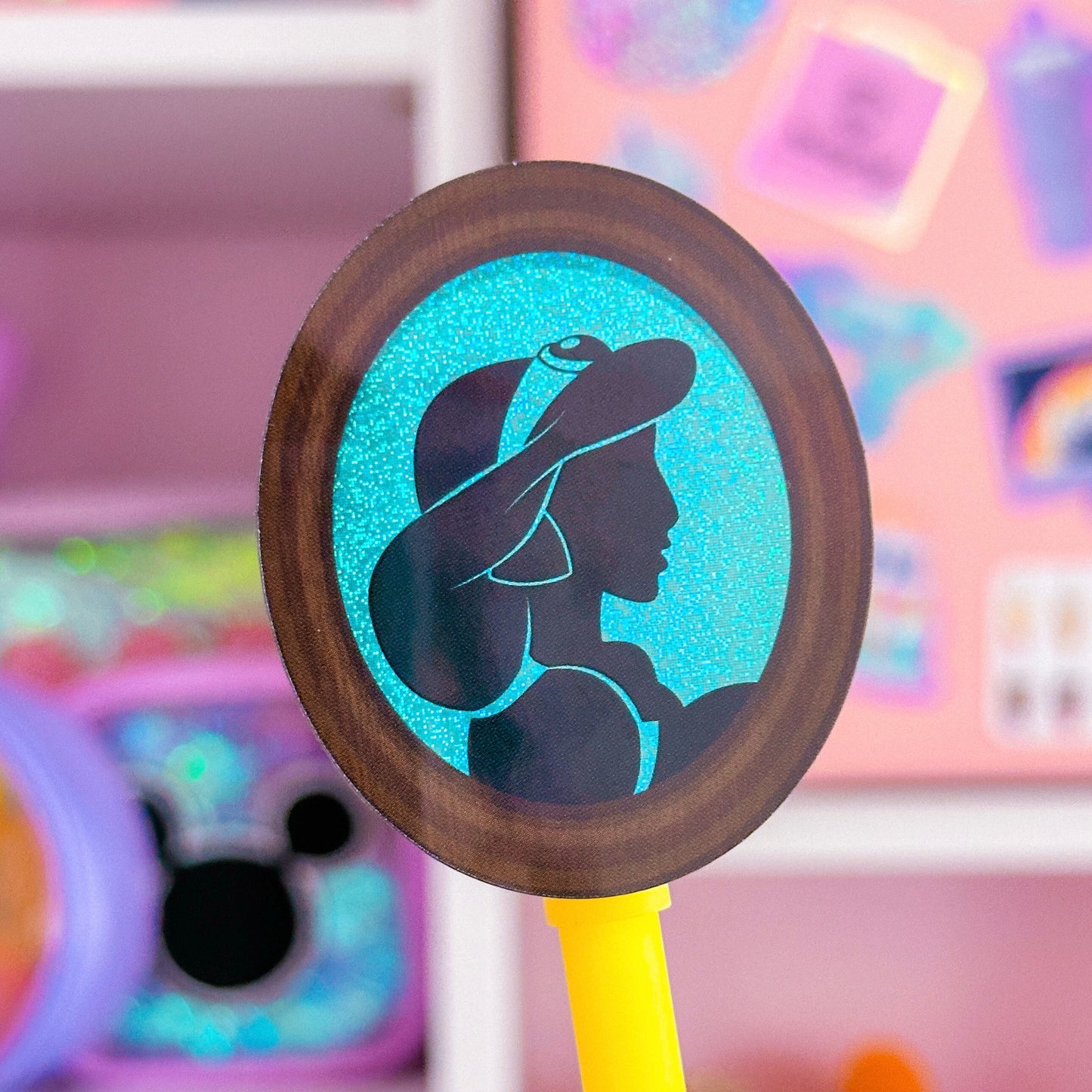 Waterproof Sticker - (Jasmine) Princess Profile