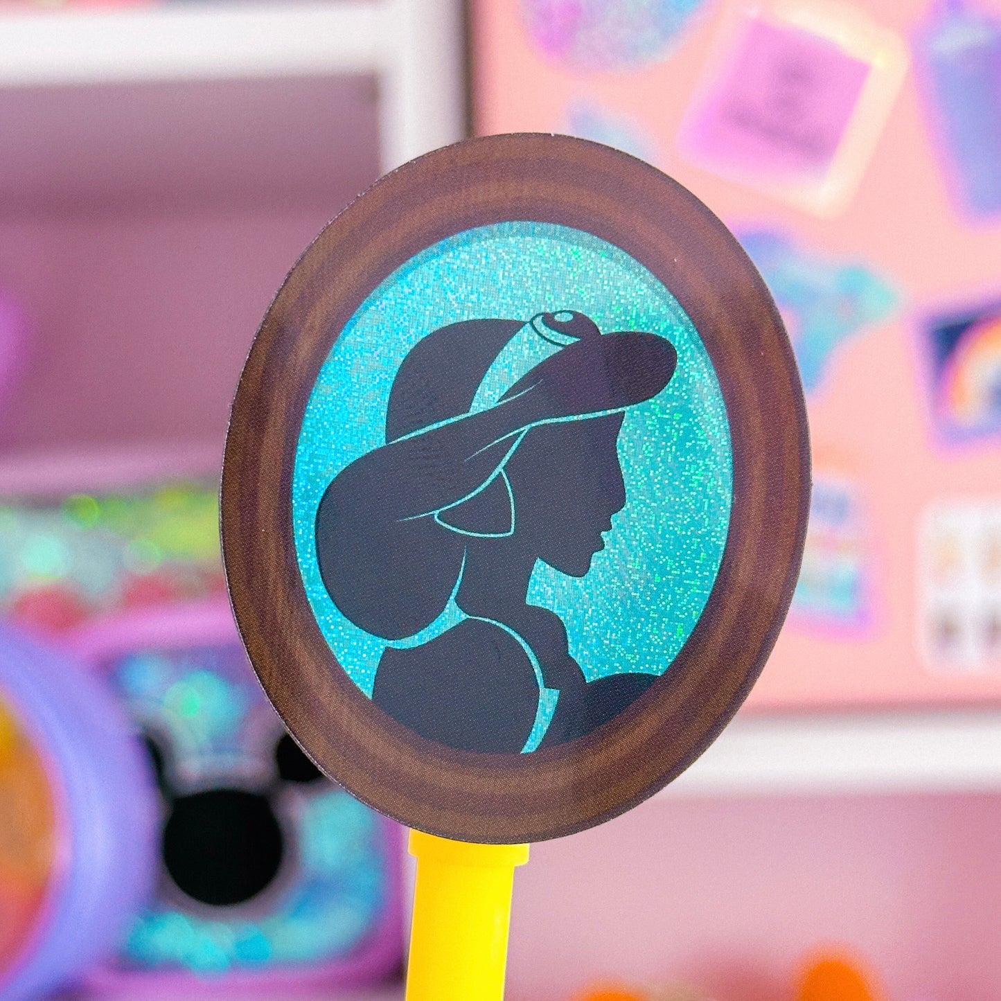 Waterproof Sticker - (Jasmine) Princess Profile