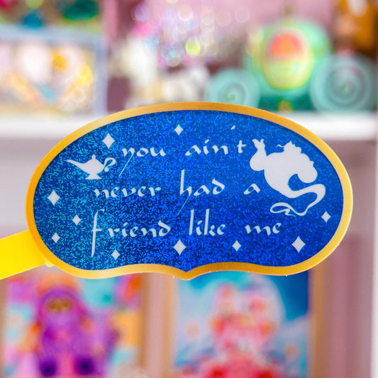 Waterproof Sticker - (Jasmine) Friend Like Me