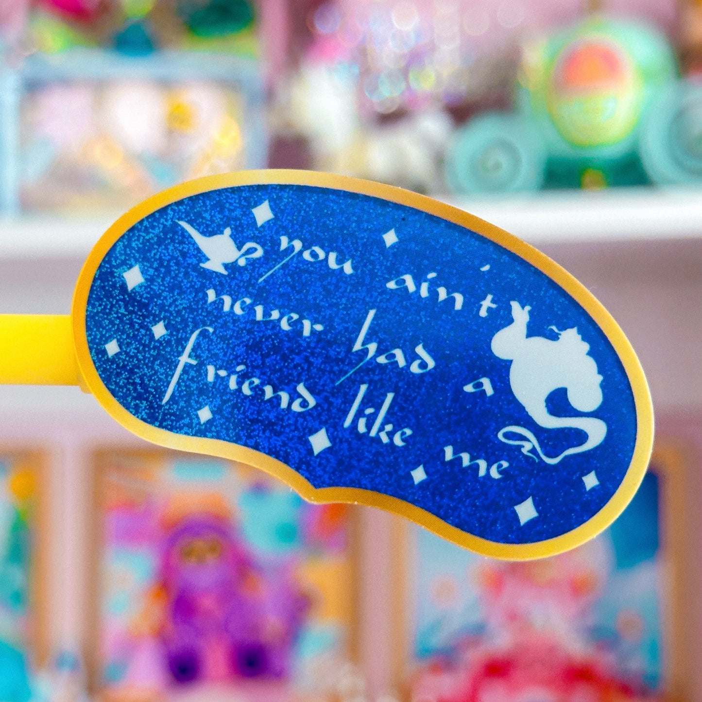 Waterproof Sticker - (Jasmine) Friend Like Me