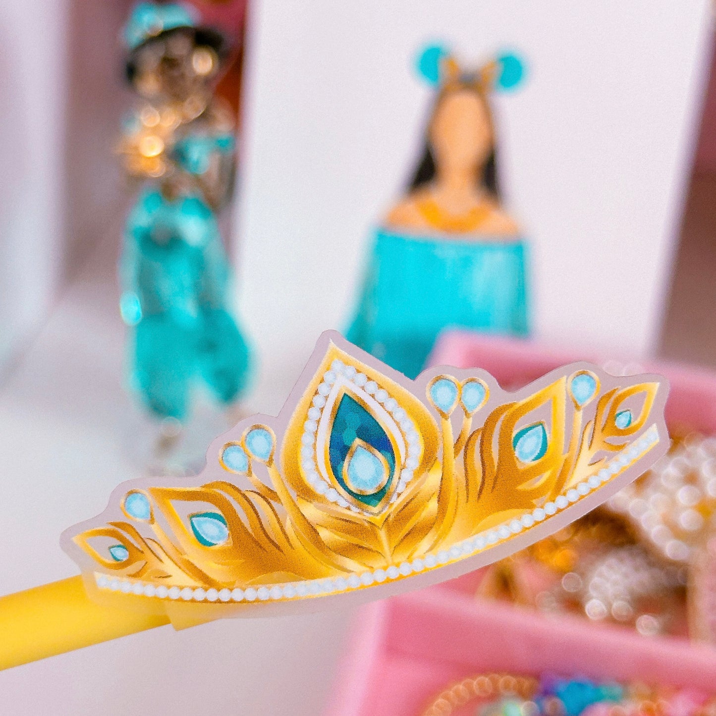 Waterproof Sticker - (Jasmine) Princes Crown